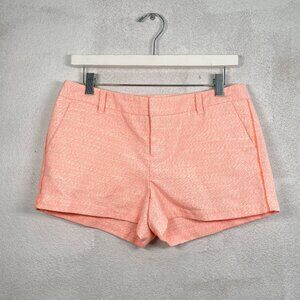 Women's Merona Pink Orange Chino Shorts Size 4, 3" Inseam Pockets
